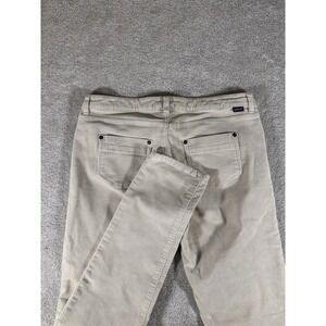 Patagonia Beige Fitted Corduroy Skinny Jeans Pants Sz 31 Low Rise Organic Cotton
